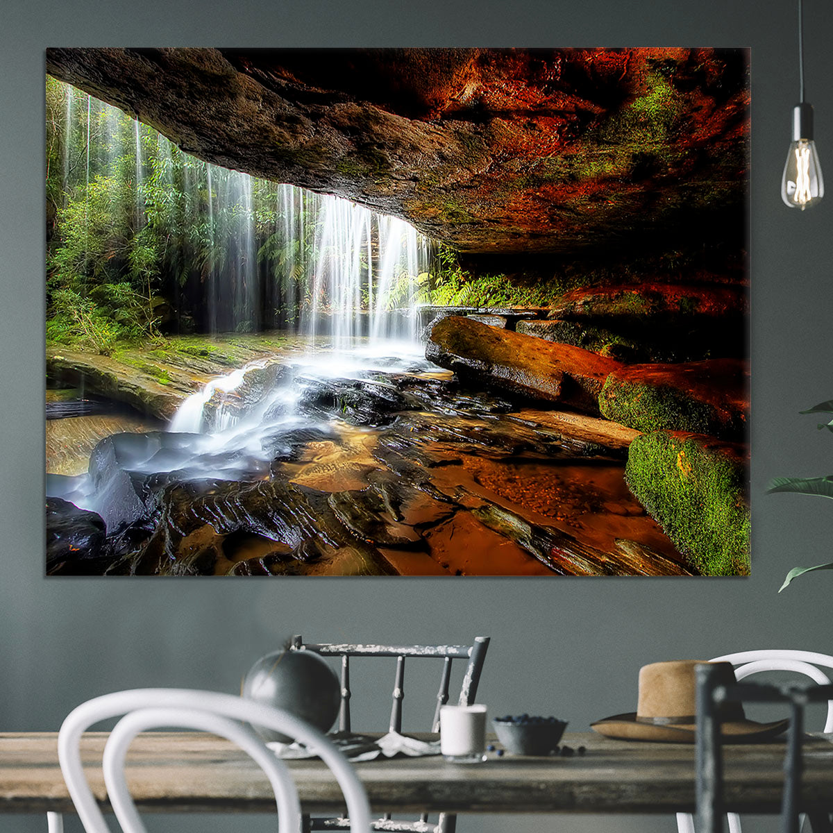 Under The Ledge Canvas Print or Poster - Canvas Art Rocks - 3