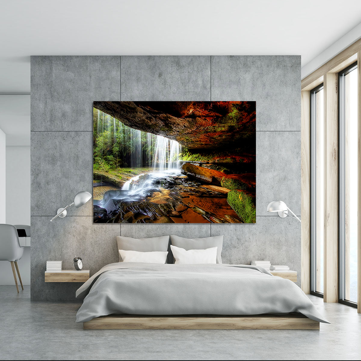 Under The Ledge Canvas Print or Poster - Canvas Art Rocks - 5
