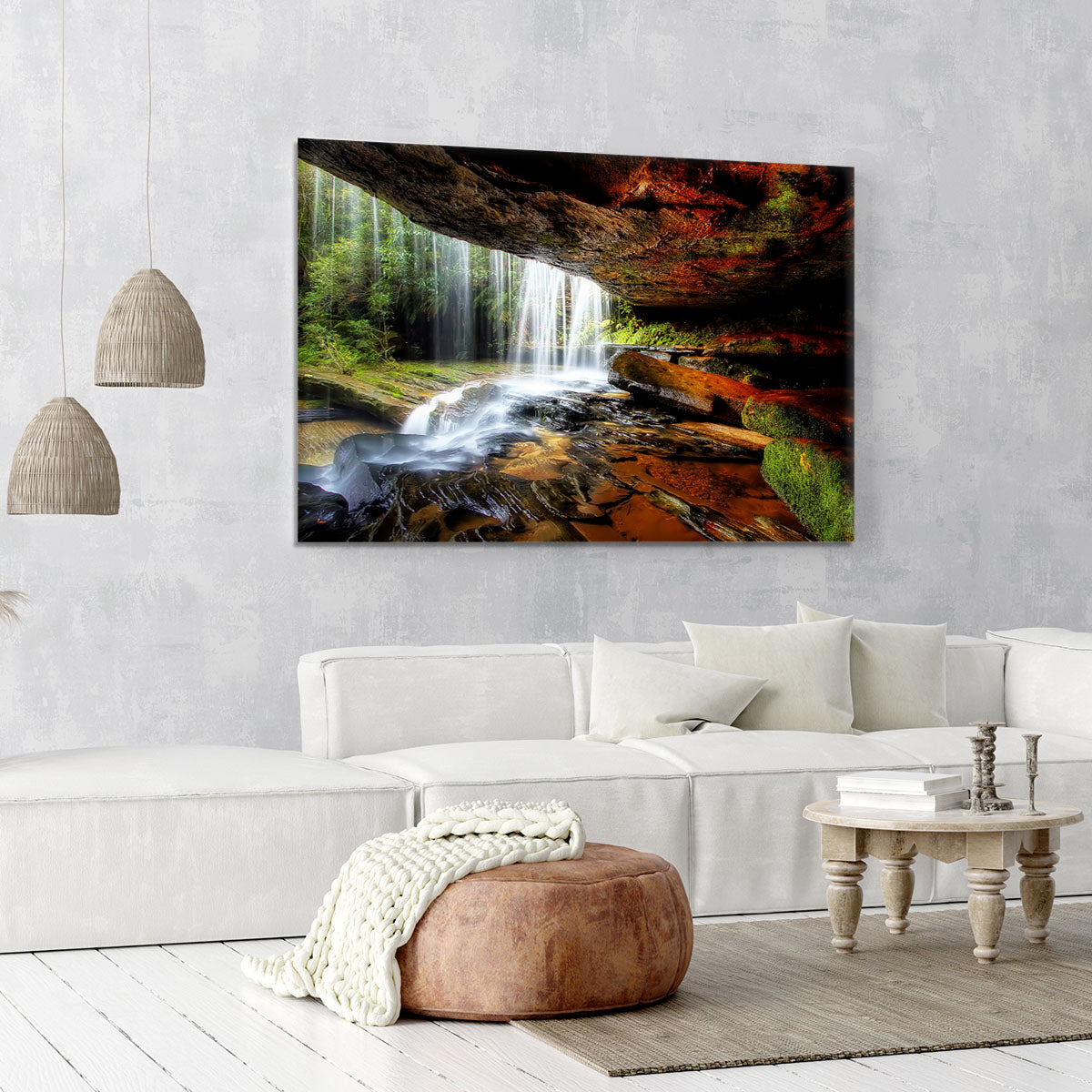 Under The Ledge Canvas Print or Poster - Canvas Art Rocks - 6