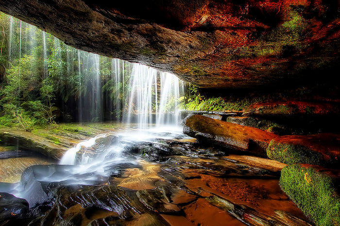 Under The Ledge Wall Mural Wallpaper