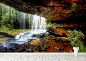 Under The Ledge Wall Mural Wallpaper - Canvas Art Rocks - 4