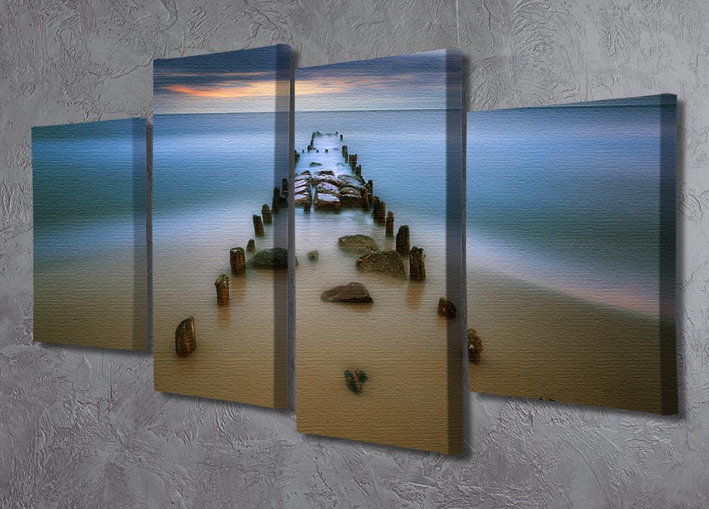 Baltic 4 Split Panel Canvas - Canvas Art Rocks - 2