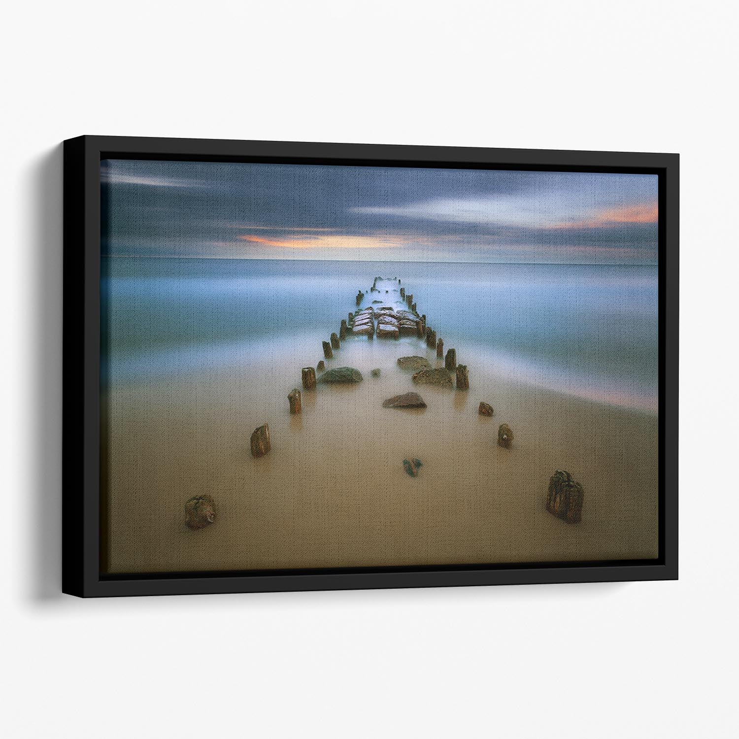 Baltic Floating Framed Canvas - Canvas Art Rocks - 1