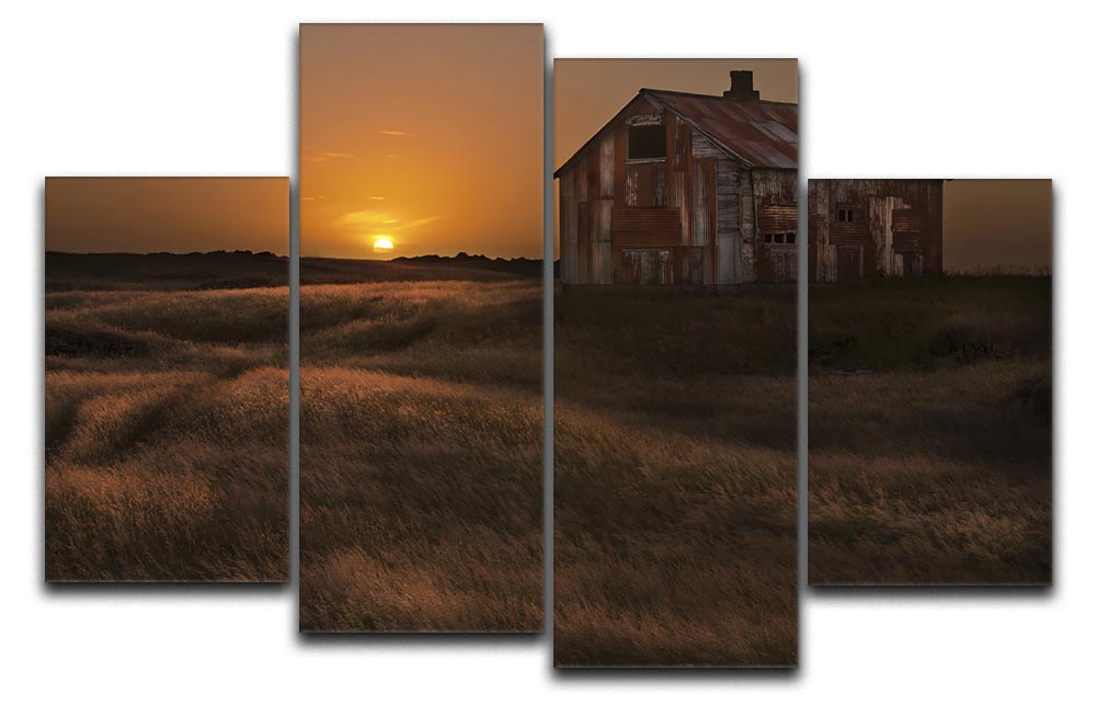 September Sun 4 Split Panel Canvas - Canvas Art Rocks - 1