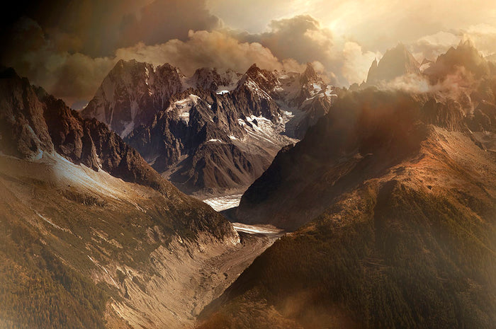 Mont Blanc Massiv Wall Mural Wallpaper