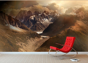 Mont Blanc Massiv Wall Mural Wallpaper - Canvas Art Rocks - 2