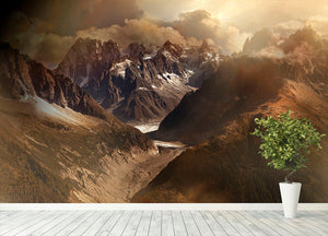 Mont Blanc Massiv Wall Mural Wallpaper - Canvas Art Rocks - 4