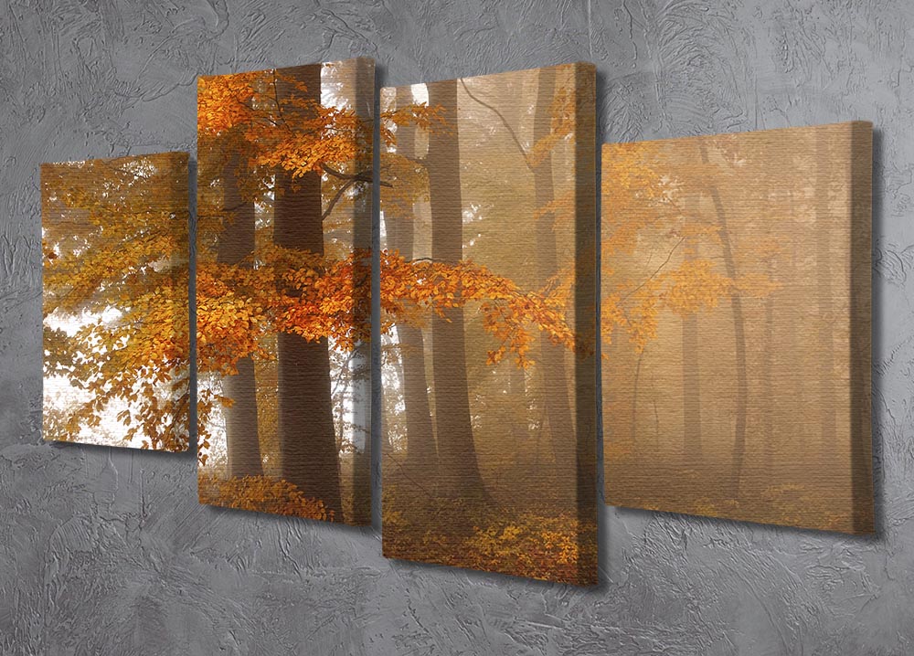 Edge Of The Woods 4 Split Panel Canvas - Canvas Art Rocks - 2