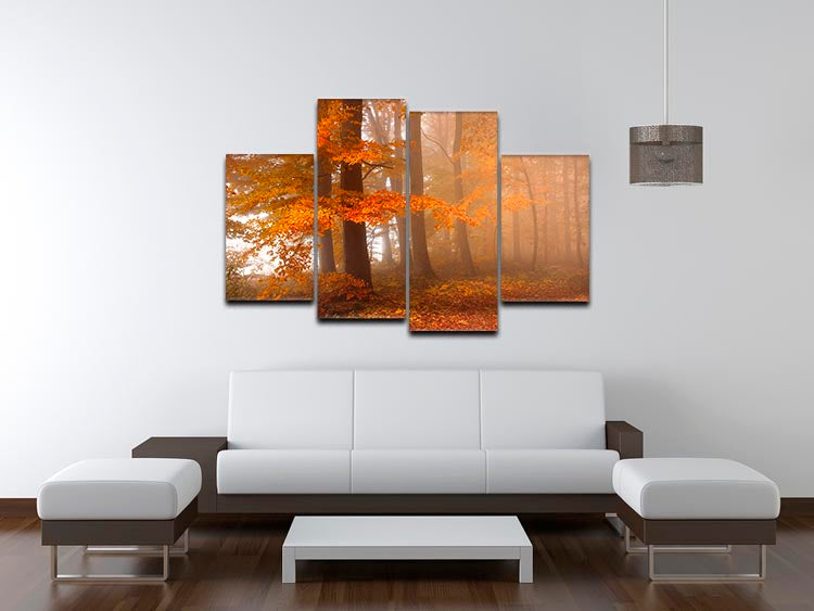 Edge Of The Woods 4 Split Panel Canvas - Canvas Art Rocks - 3