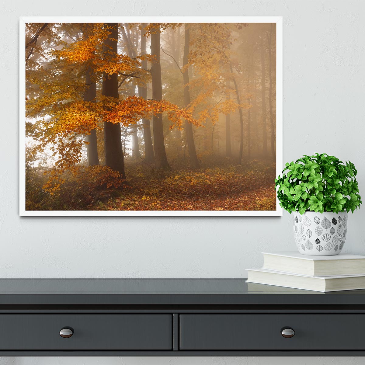 Edge Of The Woods Framed Print - Canvas Art Rocks -6