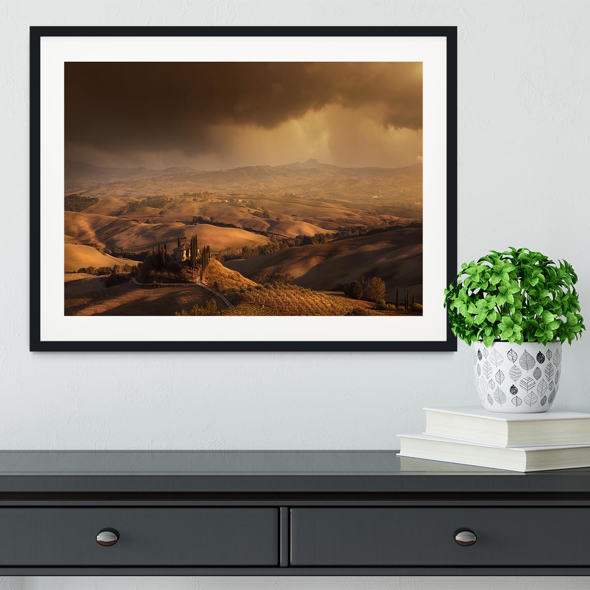 Val Orcia Framed Print - Canvas Art Rocks - 1