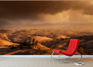 Val Orcia Wall Mural Wallpaper - Canvas Art Rocks - 2