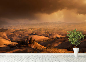 Val Orcia Wall Mural Wallpaper - Canvas Art Rocks - 4