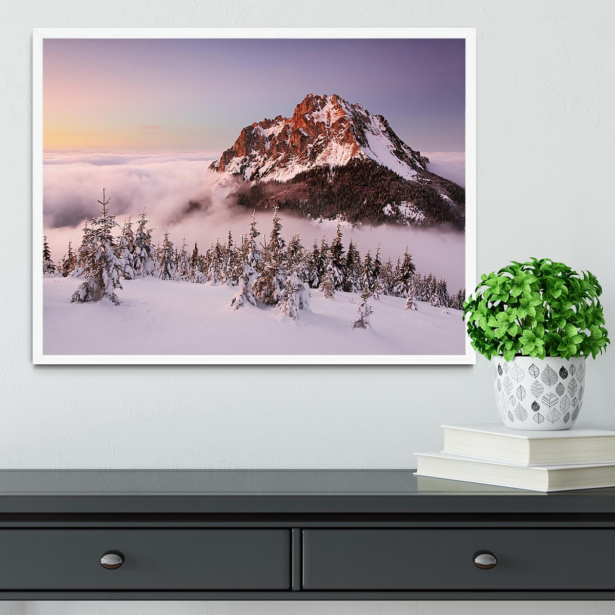 Rozsutec Peak Framed Print - Canvas Art Rocks -6