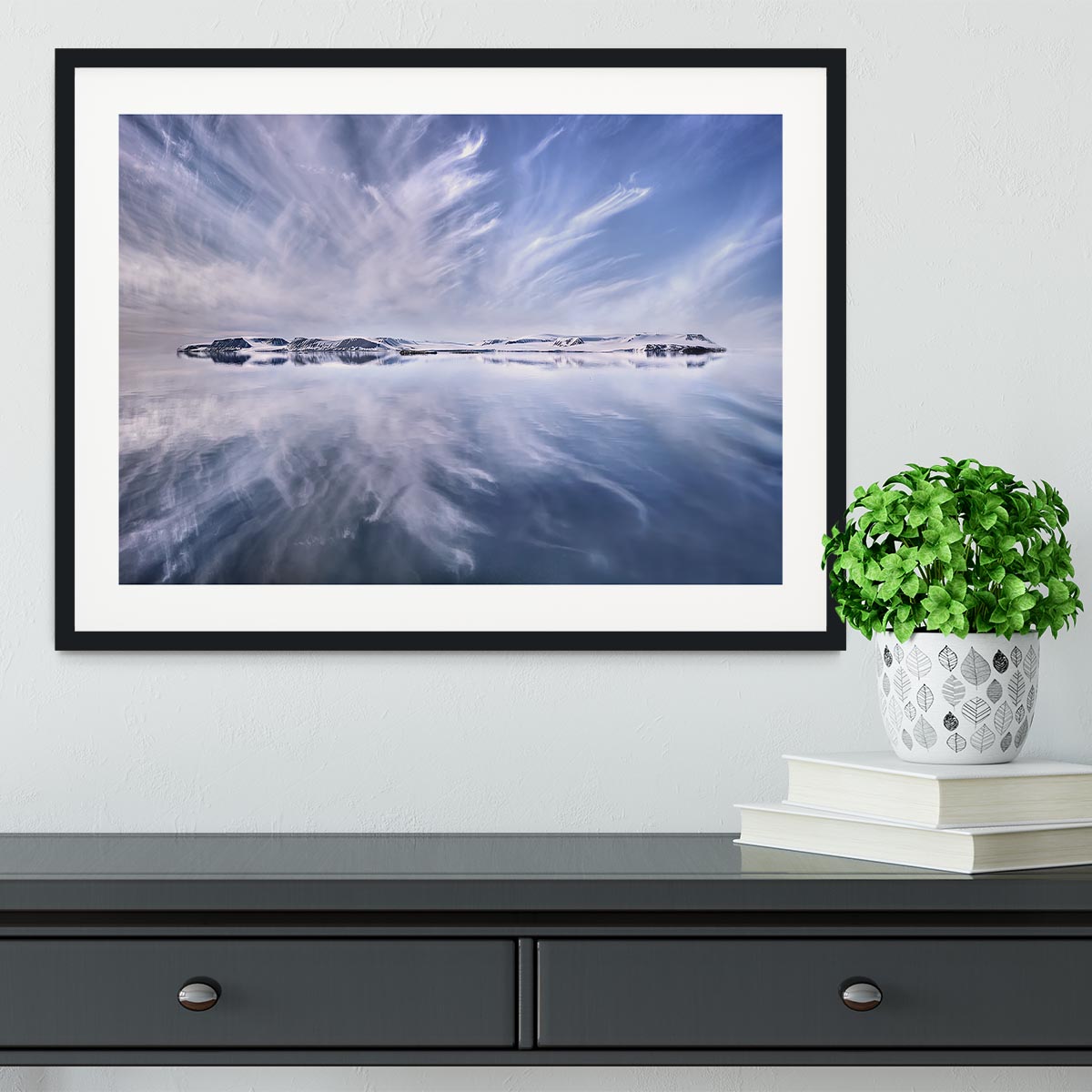 Only A Beautiful Artic Day Framed Print - Canvas Art Rocks - 1