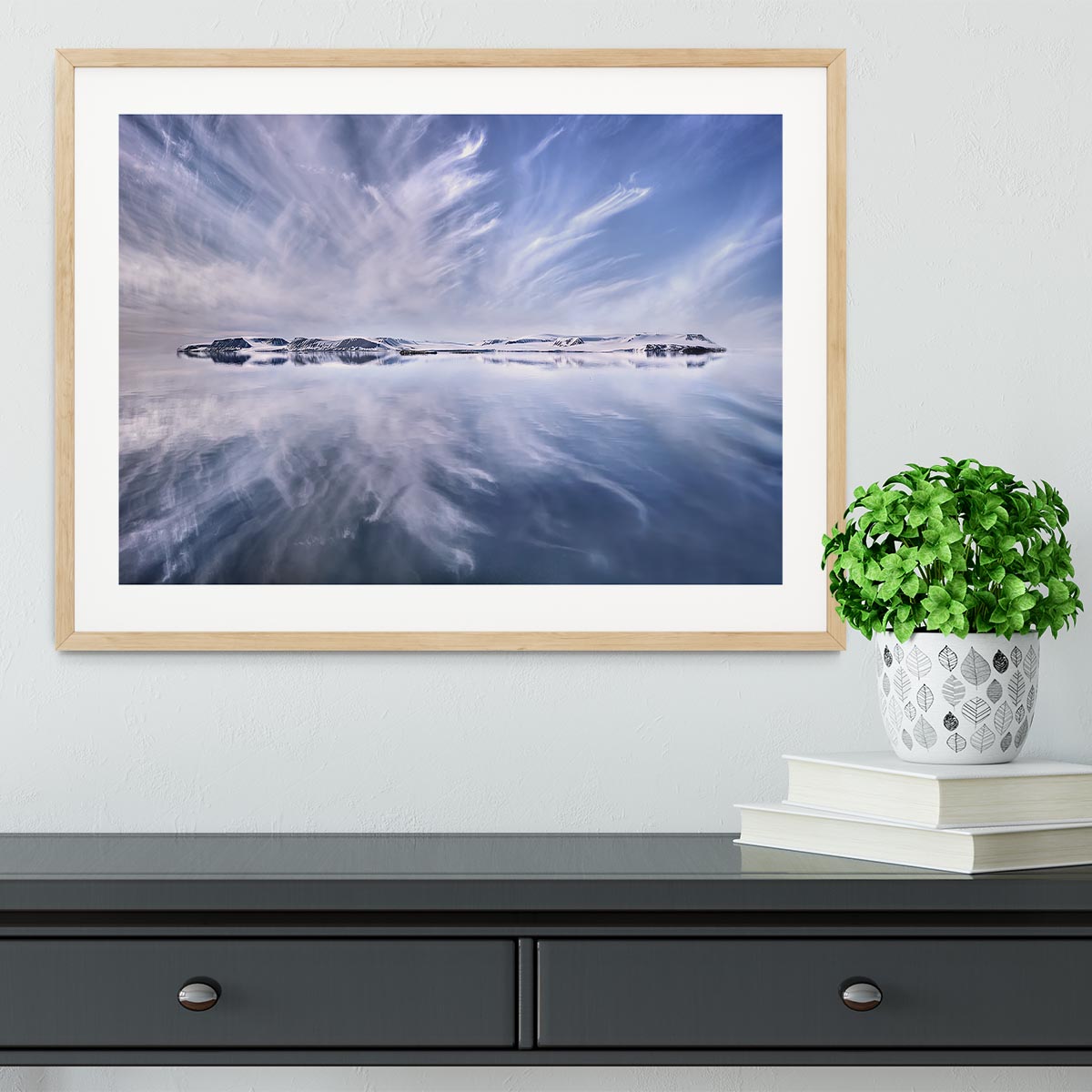 Only A Beautiful Artic Day Framed Print - Canvas Art Rocks - 3