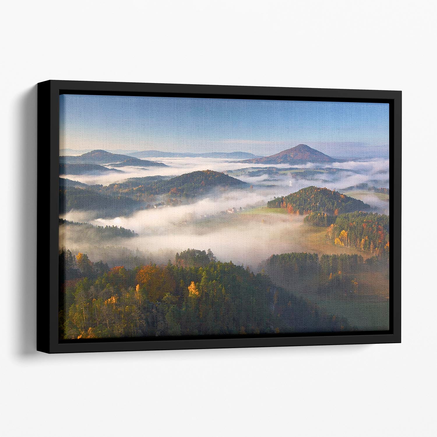 Autumn Fairytale Floating Framed Canvas - Canvas Art Rocks - 1