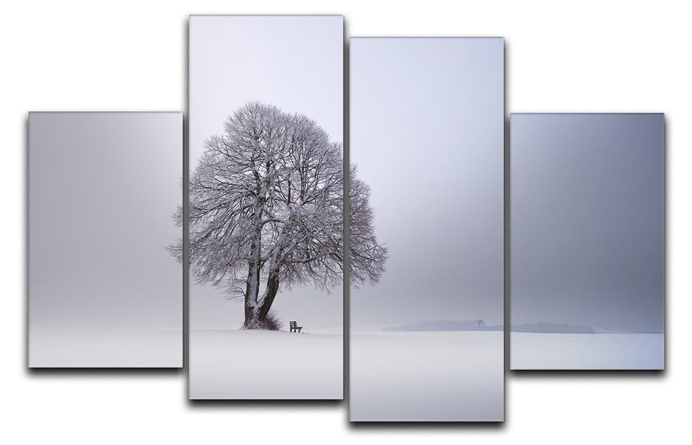 Winter Light 4 Split Panel Canvas - Canvas Art Rocks - 1