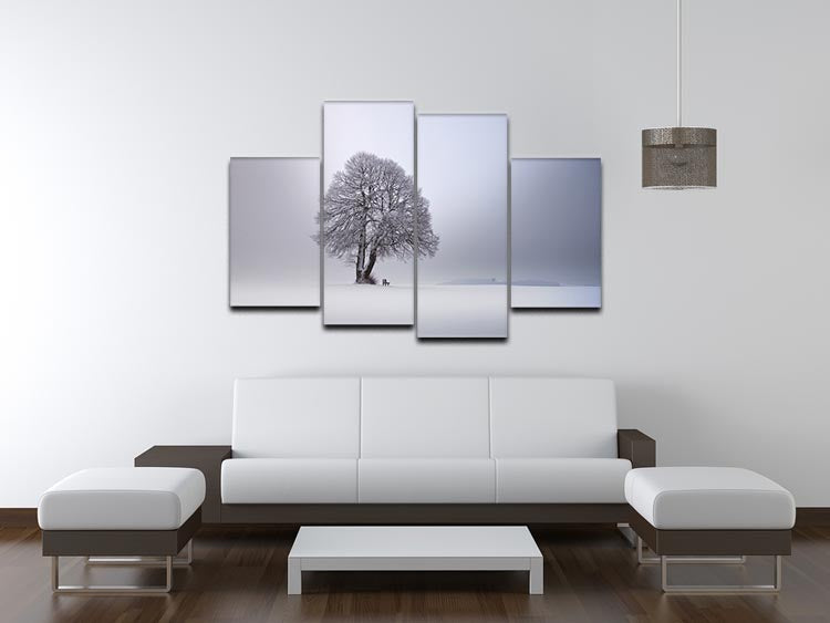 Winter Light 4 Split Panel Canvas - Canvas Art Rocks - 3