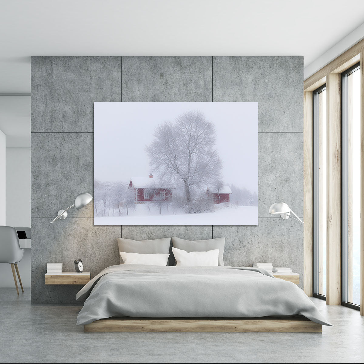 Winter Idyll Canvas Print or Poster - Canvas Art Rocks - 5