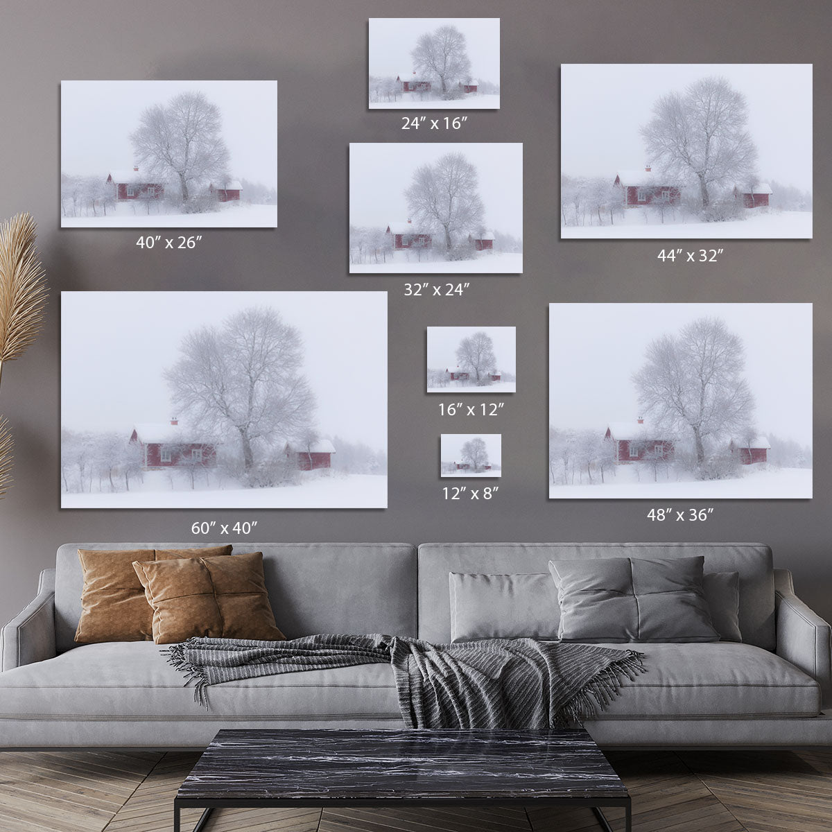 Winter Idyll Canvas Print or Poster - Canvas Art Rocks - 7