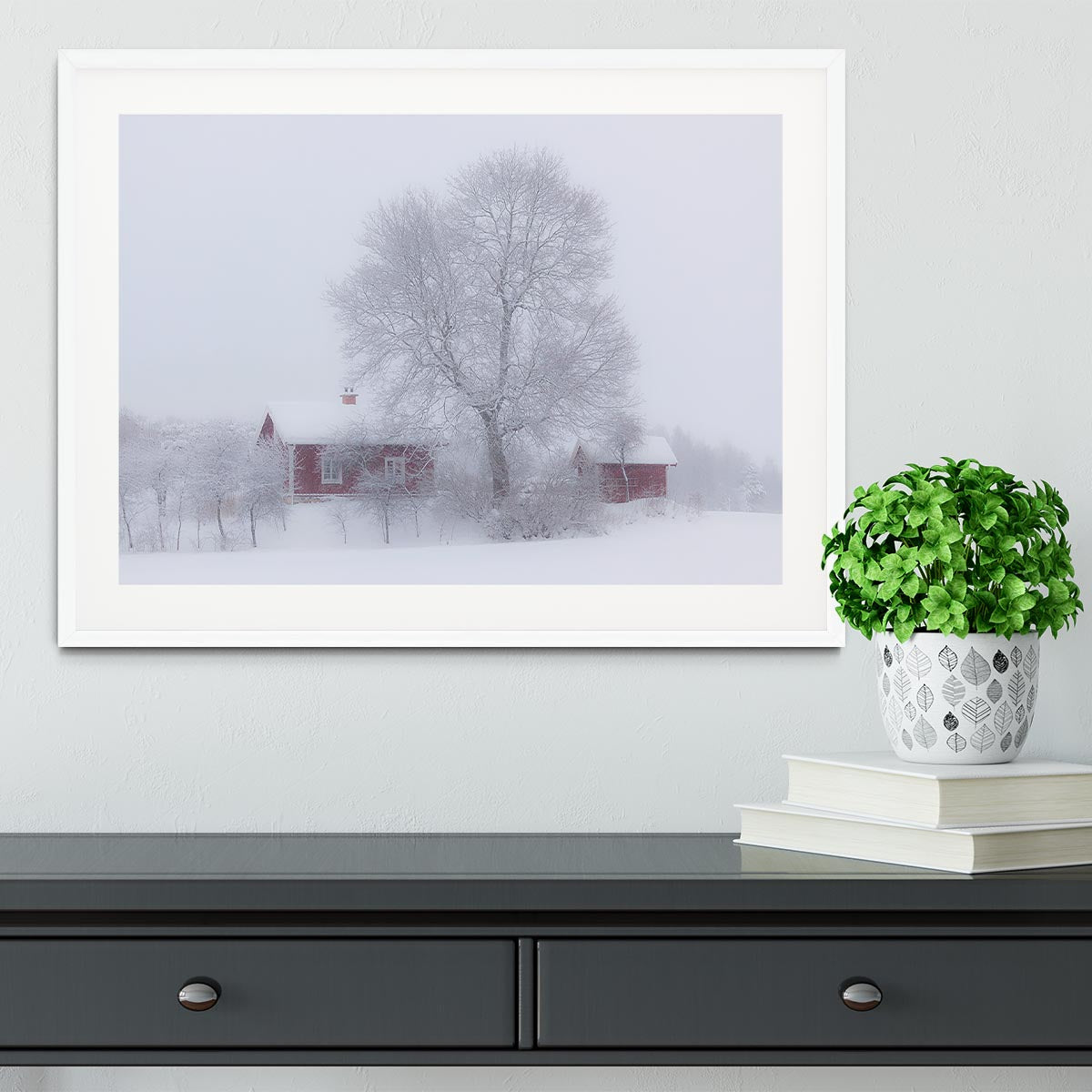 Winter Idyll Framed Print - Canvas Art Rocks - 5