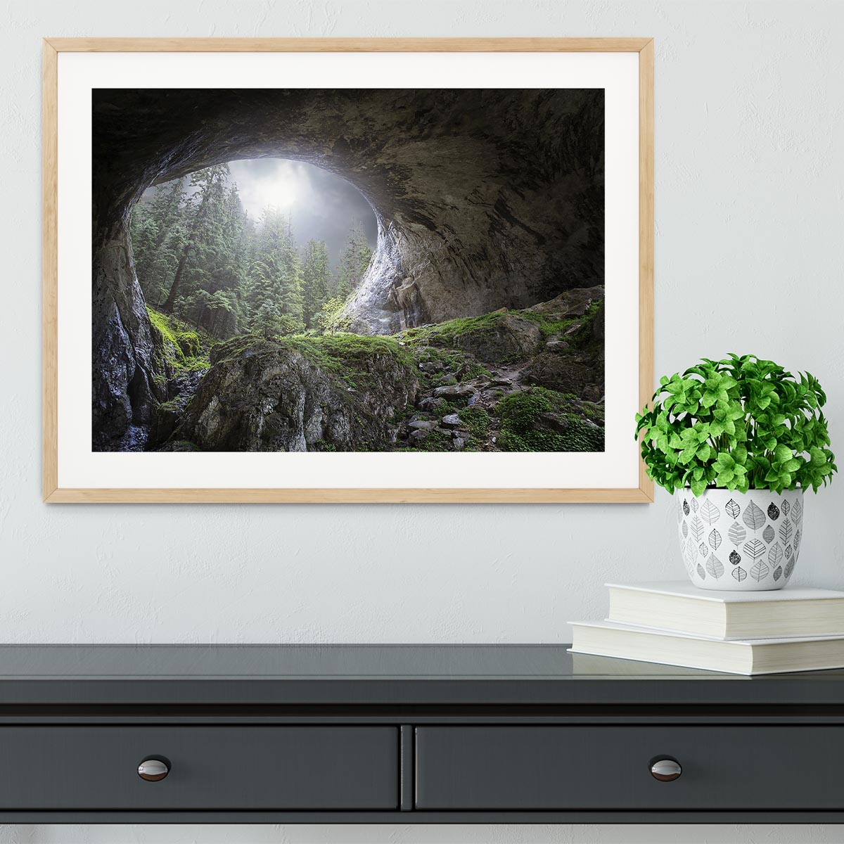 Peek To Heaven Framed Print - Canvas Art Rocks - 3