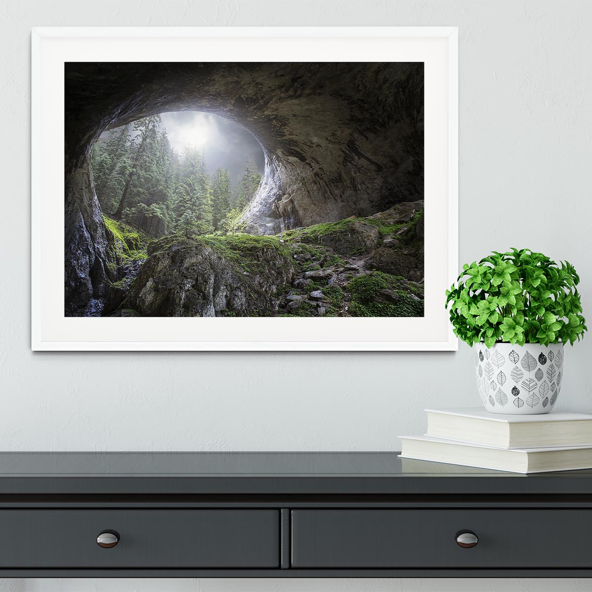 Peek To Heaven Framed Print - Canvas Art Rocks - 5