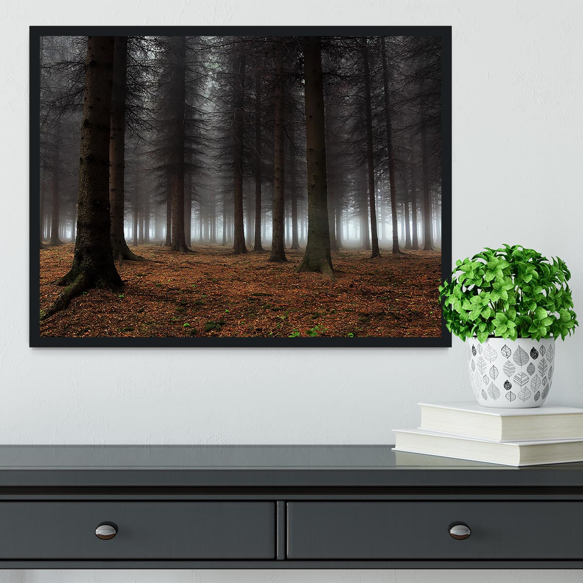 Place Of Silence Framed Print - Canvas Art Rocks - 2