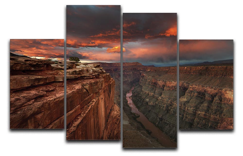 Redemption 4 Split Panel Canvas - Canvas Art Rocks - 1
