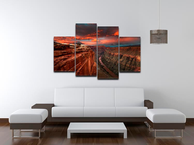 Redemption 4 Split Panel Canvas - Canvas Art Rocks - 3
