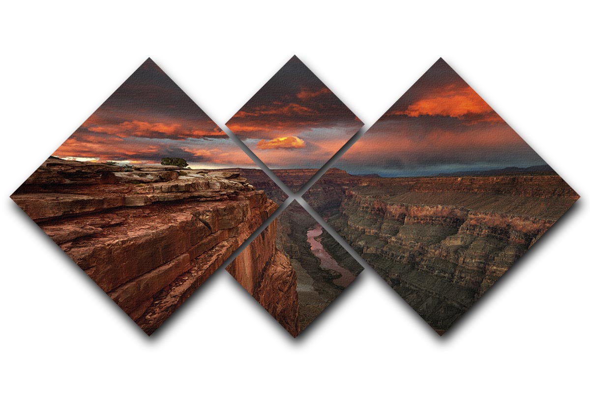 Redemption 4 Square Multi Panel Canvas - Canvas Art Rocks - 1