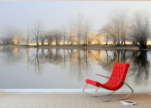 January Morning Wall Mural Wallpaper - Canvas Art Rocks - 2