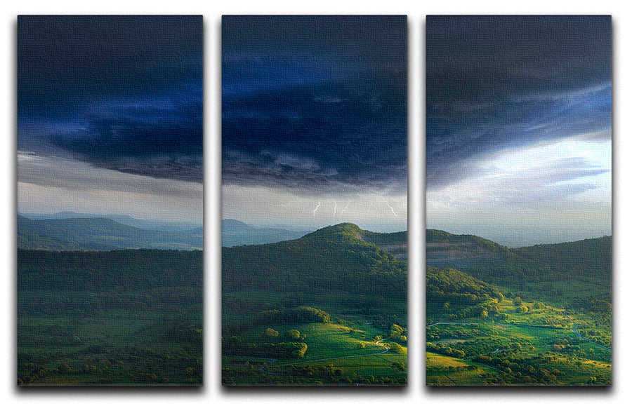Westalb 3 Split Panel Canvas Print - Canvas Art Rocks - 1