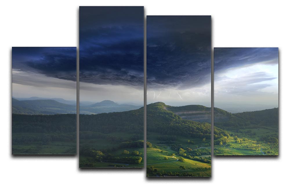 Westalb 4 Split Panel Canvas - Canvas Art Rocks - 1