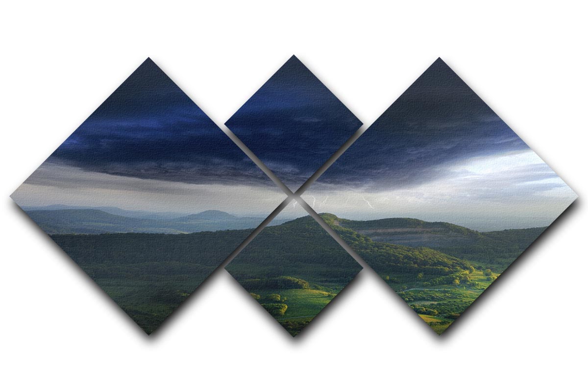 Westalb 4 Square Multi Panel Canvas - Canvas Art Rocks - 1