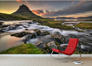 Early In The Morning Wall Mural Wallpaper - Canvas Art Rocks - 2