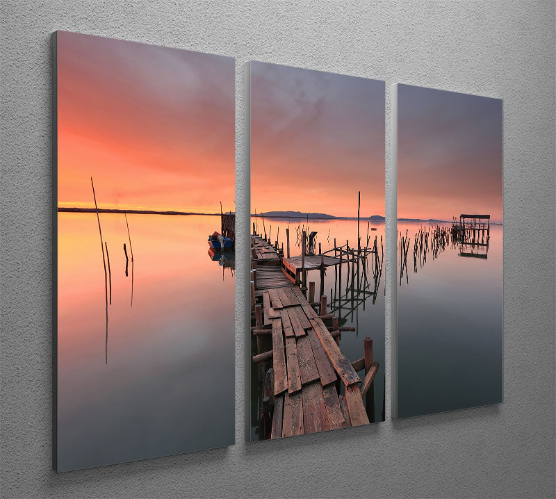The Lastlight 3 Split Panel Canvas Print - Canvas Art Rocks - 2