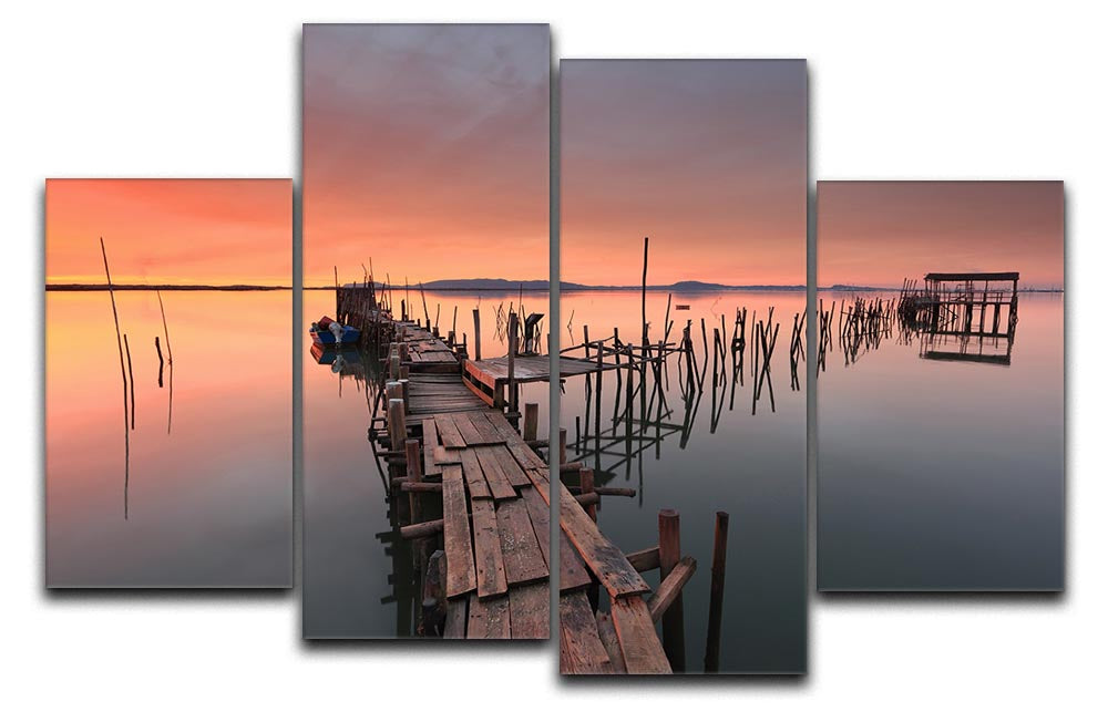 The Lastlight 4 Split Panel Canvas - Canvas Art Rocks - 1
