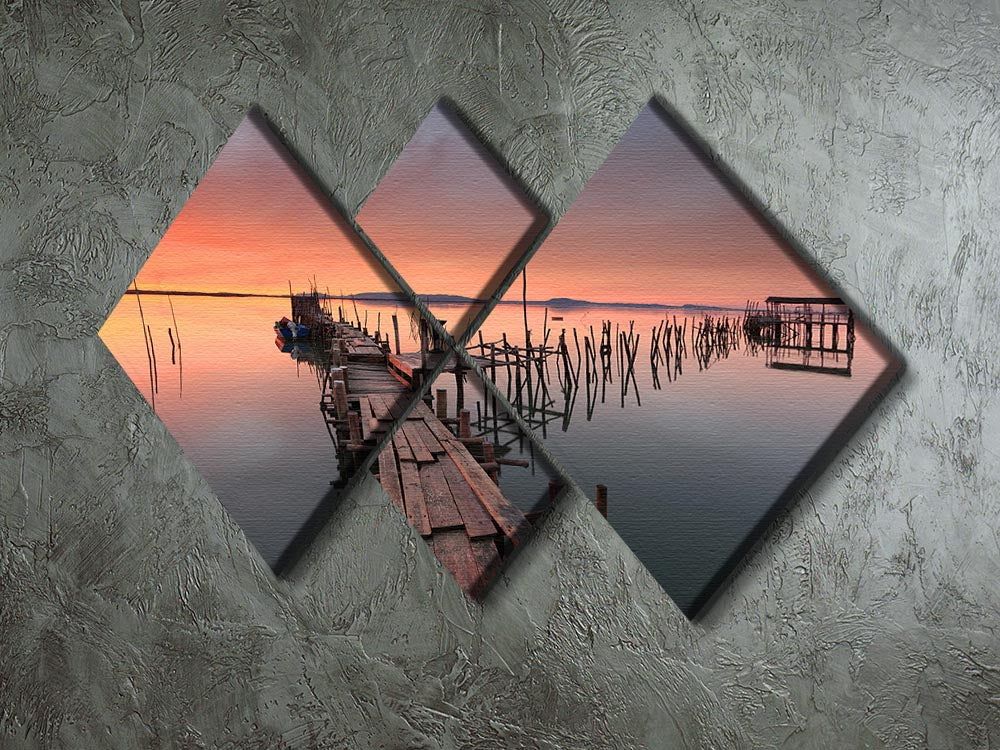 The Lastlight 4 Square Multi Panel Canvas - Canvas Art Rocks - 2