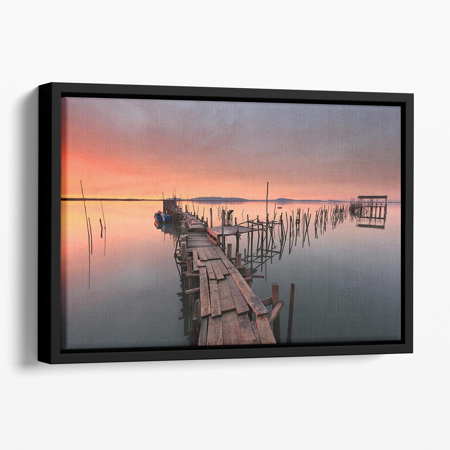 The Lastlight Floating Framed Canvas - Canvas Art Rocks - 1