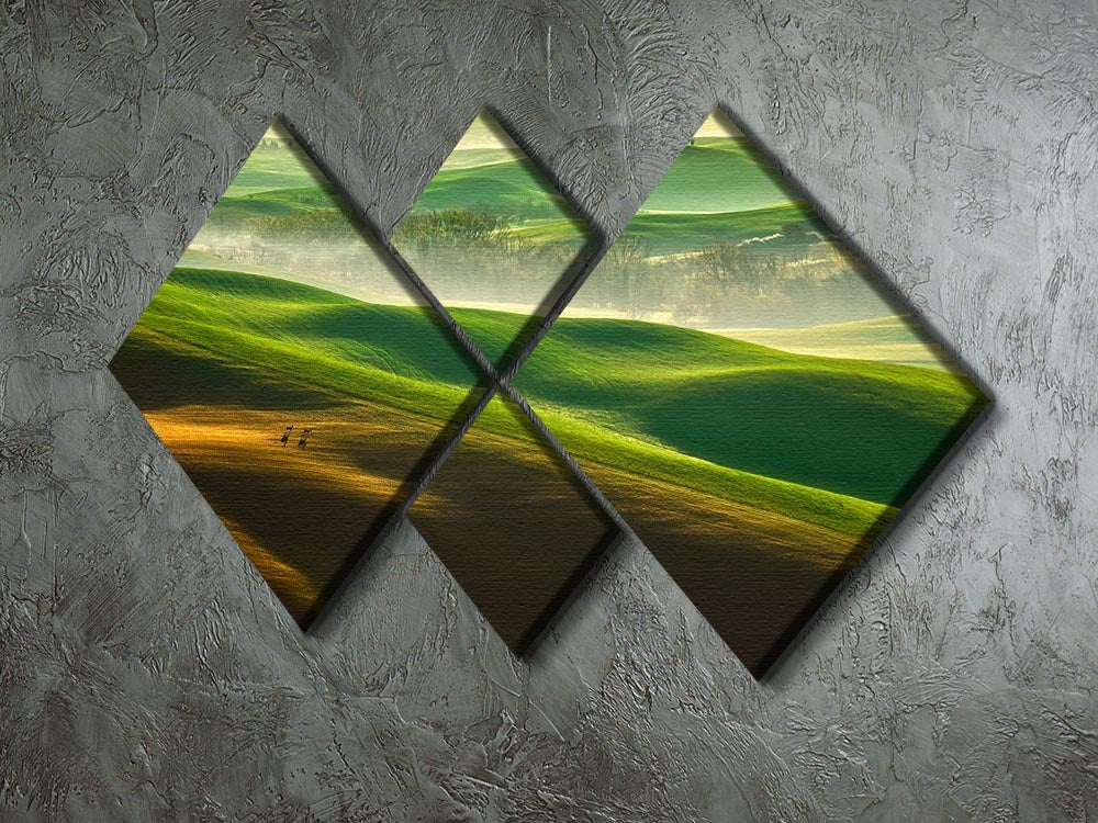 Freedom 4 Square Multi Panel Canvas - Canvas Art Rocks - 2
