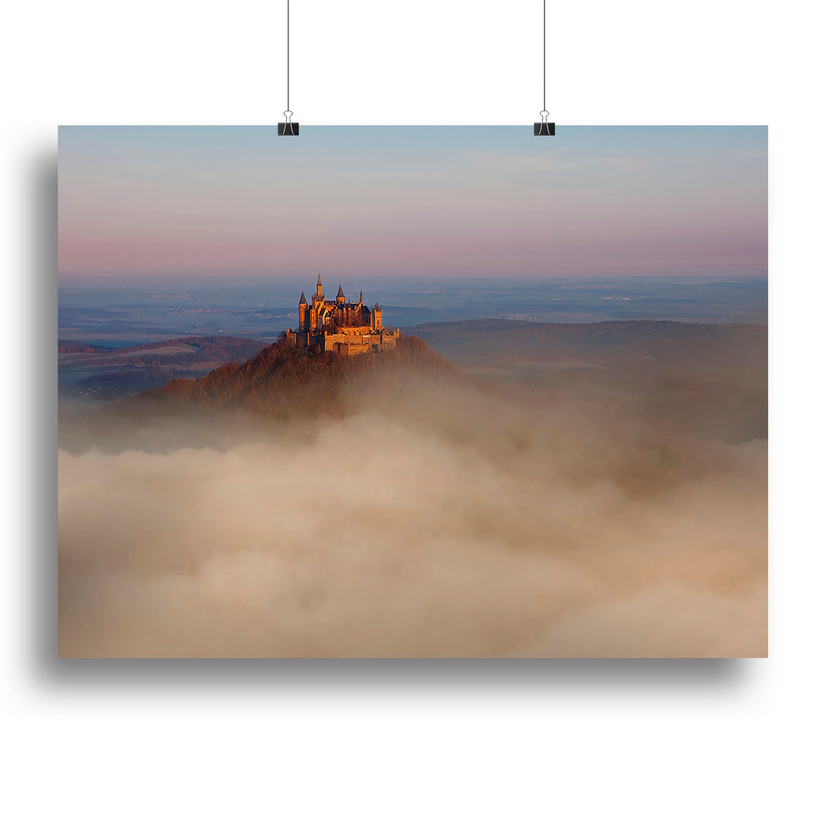 Fairytale Castle Hohenzollern Canvas Print or Poster - Canvas Art Rocks - 2