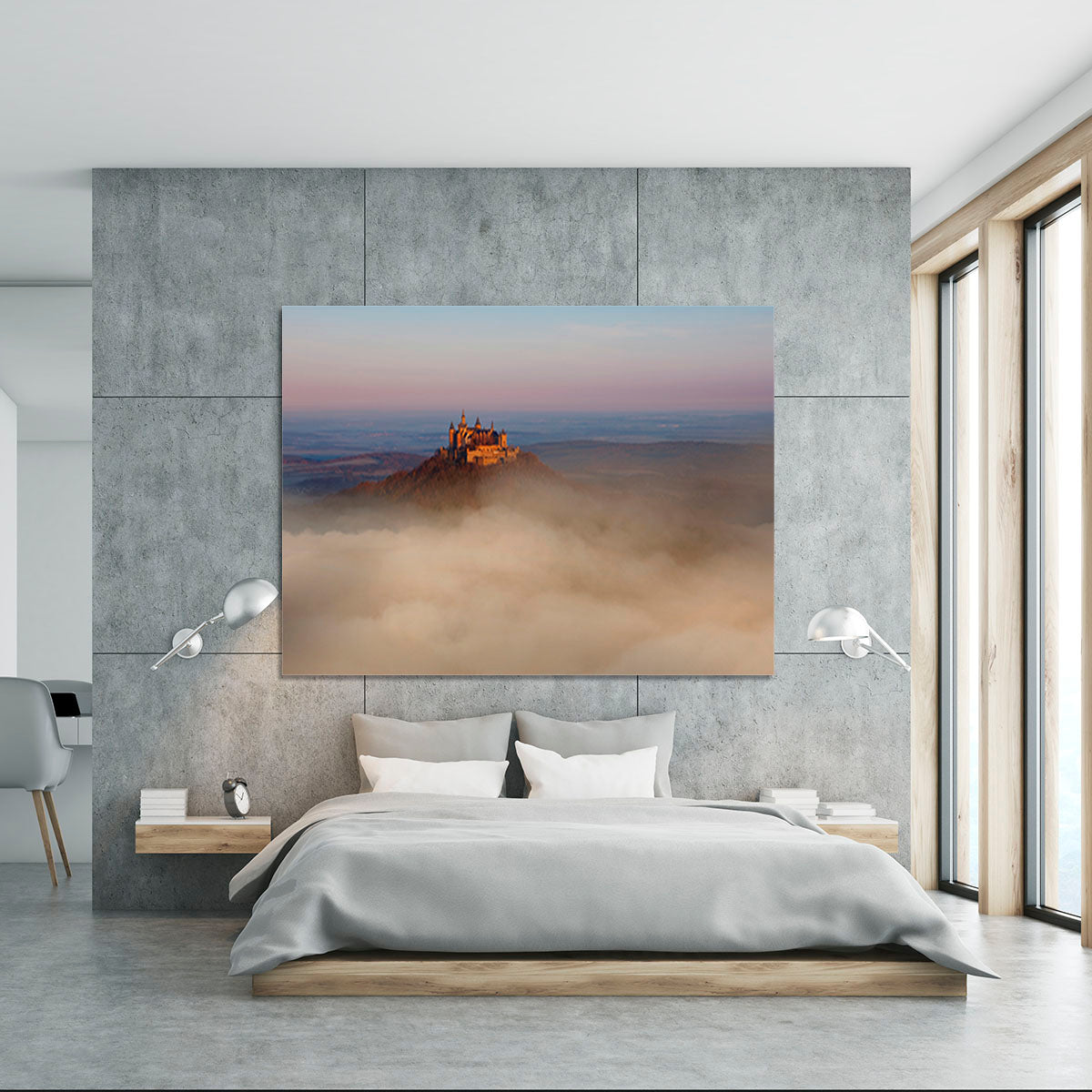 Fairytale Castle Hohenzollern Canvas Print or Poster - Canvas Art Rocks - 5