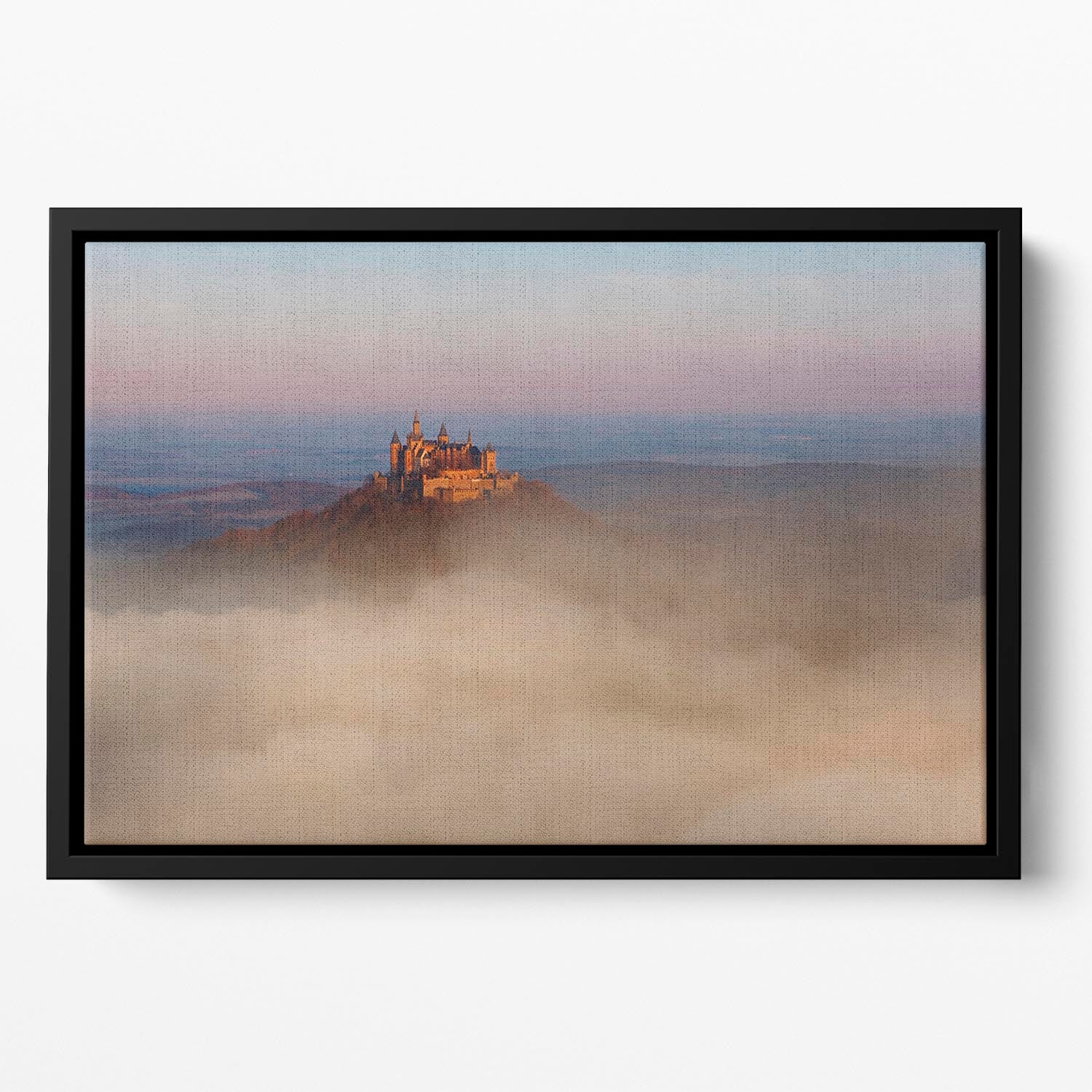 Fairytale Castle Hohenzollern Floating Framed Canvas - Canvas Art Rocks - 2