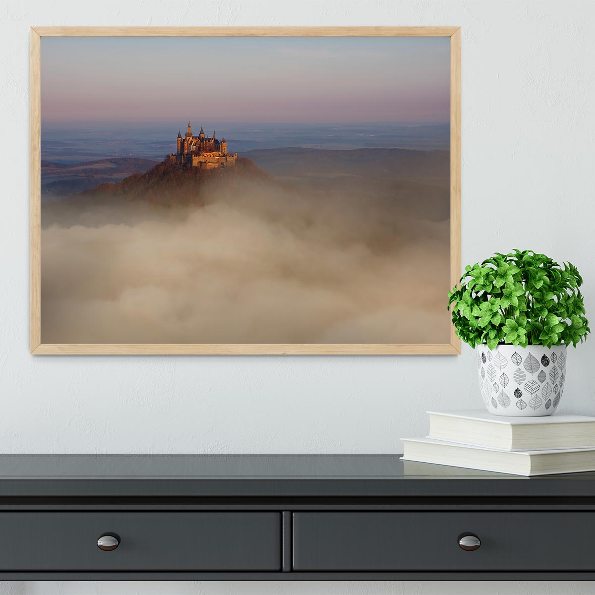 Fairytale Castle Hohenzollern Framed Print - Canvas Art Rocks - 4