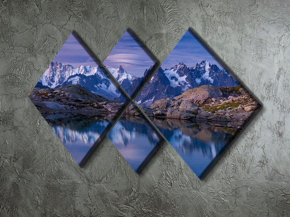 Dreams Before The Dawn 4 Square Multi Panel Canvas - Canvas Art Rocks - 2