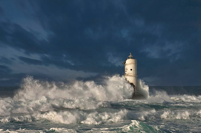 Faro Di Mangiabarche Calasetta-Sardegna Wall Mural Wallpaper