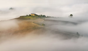 Tuscany Landscape Wall Mural Wallpaper - Canvas Art Rocks - 1