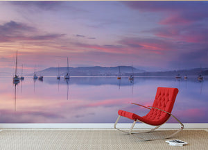 Morning Mood Wall Mural Wallpaper - Canvas Art Rocks - 2